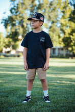 Load image into Gallery viewer, (MAKE SKATE YOUTH "T-SHIRT" - ("SMILE NOW CRY LATER") BLACK
