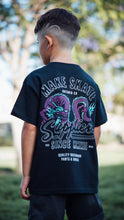 Load image into Gallery viewer, MAKE SKATE YOUTH "T-SHIRT" - (DRAGON) BLACK
