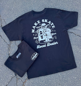 MKSK8 "LOCAL DEALER" BLACK T-SHIRT