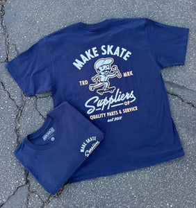 MKSK8 "SUPPLIER GUY" NAVY T-SHIRT