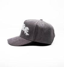 Load image into Gallery viewer, MKSK8 (GREY CORDUROY x OLDE ENGLISH) "A-FRAME" LOGO HAT
