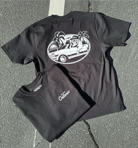 MKSK8 "SINGLE SKULL" ONTARIO BLACK T-SHIRT