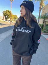 Load image into Gallery viewer, MKSK8 (PREMIUM) "ONTARIO"  Black HOODIE HEAVYWEIGHT FLEECE
