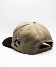 Load image into Gallery viewer, MKSK8 (2-TONE SAND/BRWN) &quot;A-FRAME&quot;  &quot;M&quot; LOGO HAT
