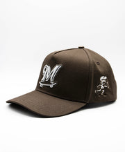 Load image into Gallery viewer, MKSK8 (TAUPE) "A-FRAME"  "M" LOGO HAT
