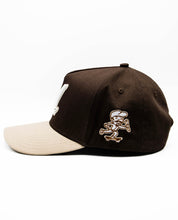 Load image into Gallery viewer, MKSK8 (2-TONE BRWN/SAND) "A-FRAME"  "M" LOGO HAT
